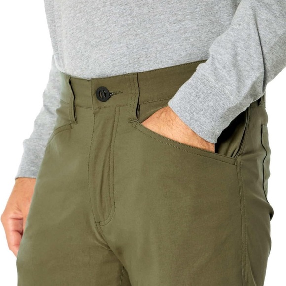Orvis Mens Classic Collection Lightweight 5 Pocket Trek Pant - Olive Green - Picture 5 of 5